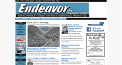 Desktop Screenshot of endeavornews.com